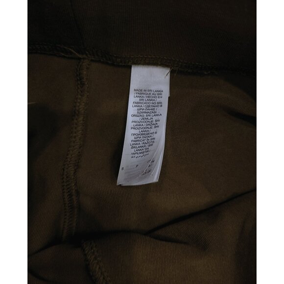 Nike Green Biker Mid-length Leggings Shorts - Picture 3 of 4